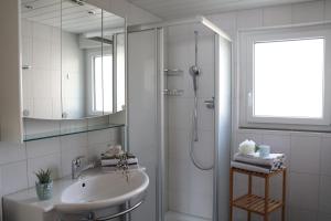Koupelna v ubytování Ferienhaus Alea