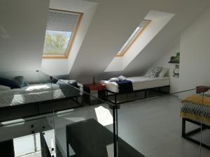Χώρος καθιστικού στο WYGODA Apartamenty