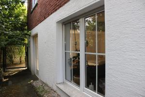 a window on the side of a building at Chrissi und Micha in Remscheid
