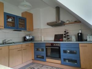 Η κουζίνα ή μικρή κουζίνα στο Apartment Binnenhafen