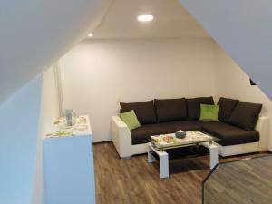 A seating area at Ferienhaus Bauer Wohnung 2
