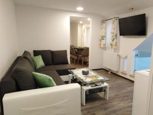 A seating area at Ferienhaus Bauer Wohnung 2