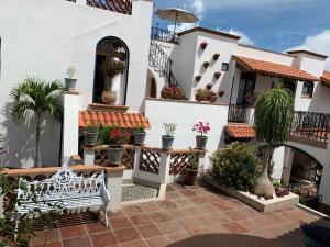 Balkón nebo terasa v ubytování Hotel Santa Paula
