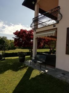 A garden outside Villa Azalea
