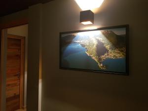 TV a/nebo společenská místnost v ubytování Chalet Christine