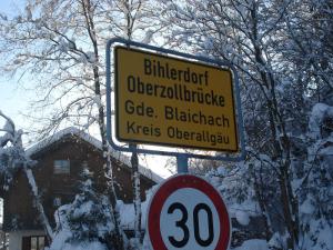 Ferienwohnung Sonthofenersee v zimě