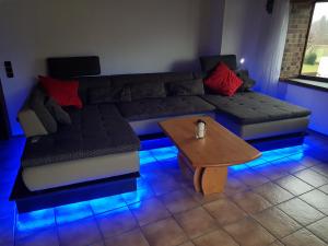 Posezení v ubytování Ferienwohnung Sonthofenersee