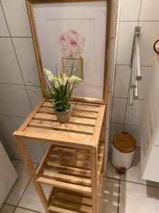 Koupelna v ubytování Ferienwohnung Altstadt Perle_ 15164