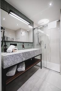 Koupelna v ubytování Apartamenty Sowa Bydgoszcz + 118 fotografií