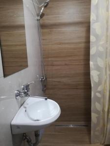 Kúpeľňa v ubytovaní Domki letniskowe "DORCIA"