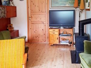 En TV eller et underholdningssystem på Two-Bedroom Holiday home in Vistdal