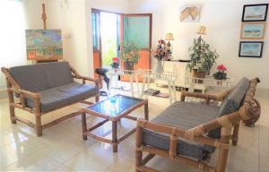 Posezení v ubytování B & B Villa Calliandra