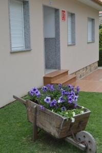 Vonkajšia záhrada v ubytovaní Casa Playa de Rostro