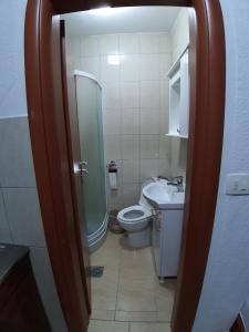 Koupelna v ubytování Apartman Tristan