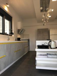 Köök või kööginurk majutusasutuses Elion Luxury Apartments