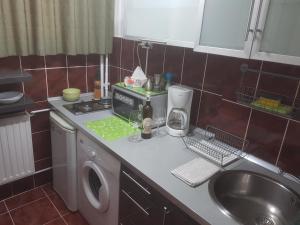 Kuchyň nebo kuchyňský kout v ubytování Calea Victoriei Residence