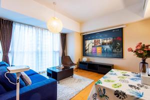 Posezení v ubytování S6 Service Apartment（Chengdu Chunxi Road Taikoo Li Branch）