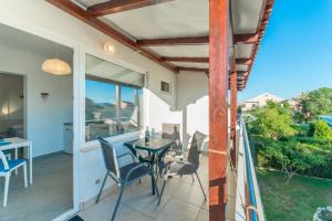 Balkón alebo terasa v ubytovaní Apartments Keran