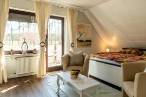 Posezení v ubytování Landhaus Calluna
