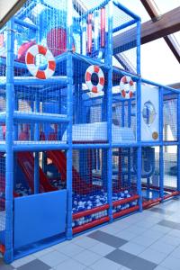Poschodová posteľ alebo postele v izbe v ubytovaní Hotel i Aquapark Olender