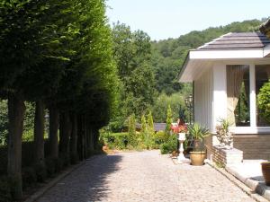 Dārzs pie naktsmītnes Romantik Parkhotel het Gulpdal