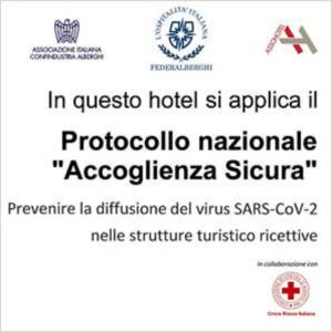 Certifikát, hodnocení, plakát nebo jiný dokument vystavený v ubytování Hotel Novarello