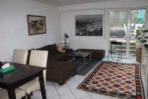 אזור ישיבה ב-2 Zimmer Wohnung Wuppertal mit Terrasse