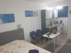 Kuchyň nebo kuchyňský kout v ubytování Calea Victoriei Residence