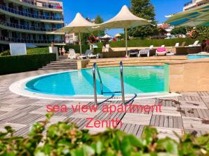 The swimming pool at or close to Sea View NewApartment-Bulgaria-Chernomorets