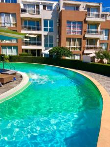 The swimming pool at or close to Sea View NewApartment-Bulgaria-Chernomorets