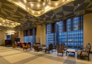 Χώρος καθιστικού στο Hotel Monterey Fukuoka