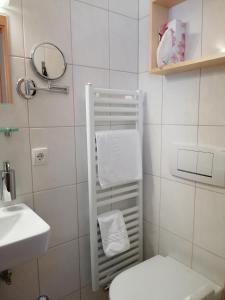 Koupelna v ubytování Pension Katrin