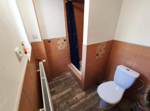 Kúpeľňa v ubytovaní Penzion u Krtka