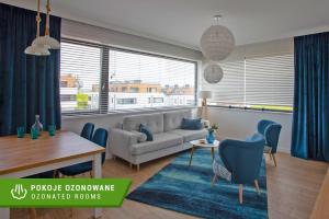Posezení v ubytování Apartament Zefir Mechelinki