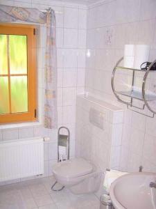 Ένα μπάνιο στο Ferienwohnung Hirtreiter +14 φωτογραφίες