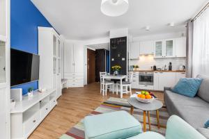 Kuchyňa alebo kuchynka v ubytovaní GoodHome - Sea Towers Apartment