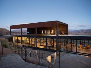 a large building with a lot of windows at Encuentro Guadalupe in Valle de Guadalupe
