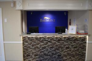 a blue sign that says banami on a wall at Baymont by Wyndham Texarkana in Texarkana