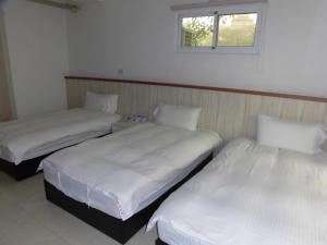 Postel nebo postele na pokoji v ubytování Shiang Ching Home Stay