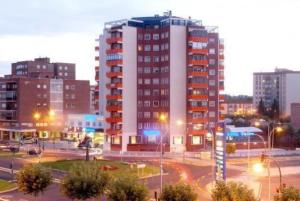 Nespecifikovaný výhled na destinaci Aranda de Duero nebo výhled na město při pohledu z hotelu