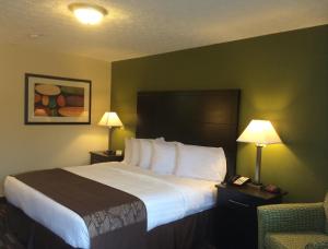 Ein Bett oder Betten in einem Zimmer der Unterkunft Boarders Inn & Suites by Cobblestone Hotels - Ashland City