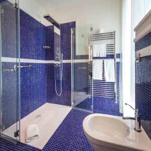 Koupelna v ubytování Hotel Aurelia
