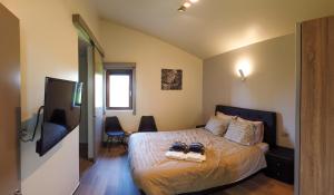 TV a/nebo společenská místnost v ubytování B&B Meulecauter