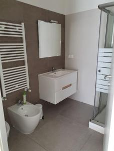 Koupelna v ubytování Casa Regina con box auto
