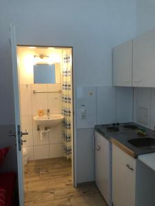 Küche/Küchenzeile in der Unterkunft Fremdenzimmer Sas