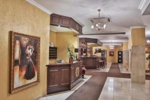 Kuchyň nebo kuchyňský kout v ubytování Hotel Lord Dębica