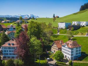 A bird's-eye view of Haus zur Rose, St.Gallen, Bodensee, Säntis