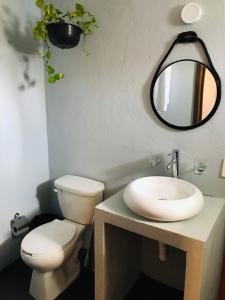 Vannas istaba naktsmītnē Casa Arrayan