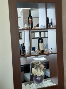 Kuchyň nebo kuchyňský kout v ubytování Hotel Usce