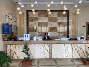 The lobby or reception area at 7Days Inn Xuancheng High Speed Station